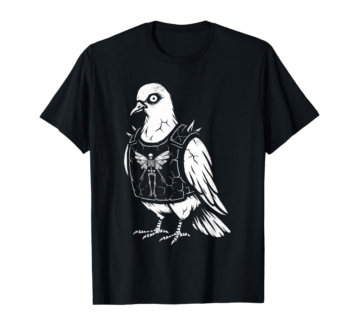 Gothic Punk Rock Goth Skeleton 90S T-Shirt - Fun Novelty Design for Adults