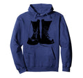 Grunge Rock Boots 90S Punk Rocker Band Hoodie - Novelty Apparel Unisex