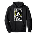 Punk And Cat Graffiti Grunge 90S Hoodie - Minimalist Print Unisex