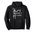 Sarcastic I Dont Care Grunge 90S Hoodie - Casual Everyday Wear for Adults