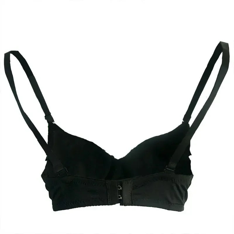 Metallic Rivet Studded Gothic Punk Rave Push-Up Top