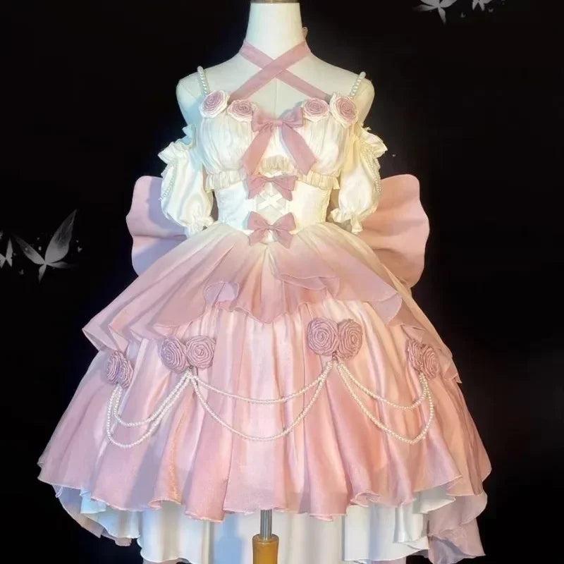 Sweet Lolita Floral Gown