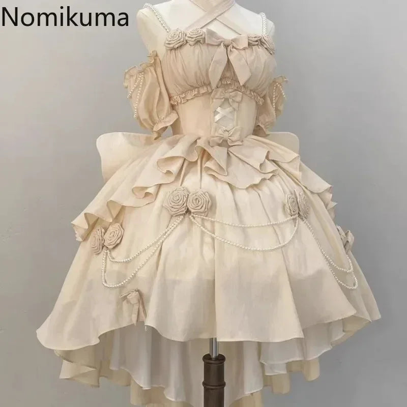 Sweet Lolita Floral Gown