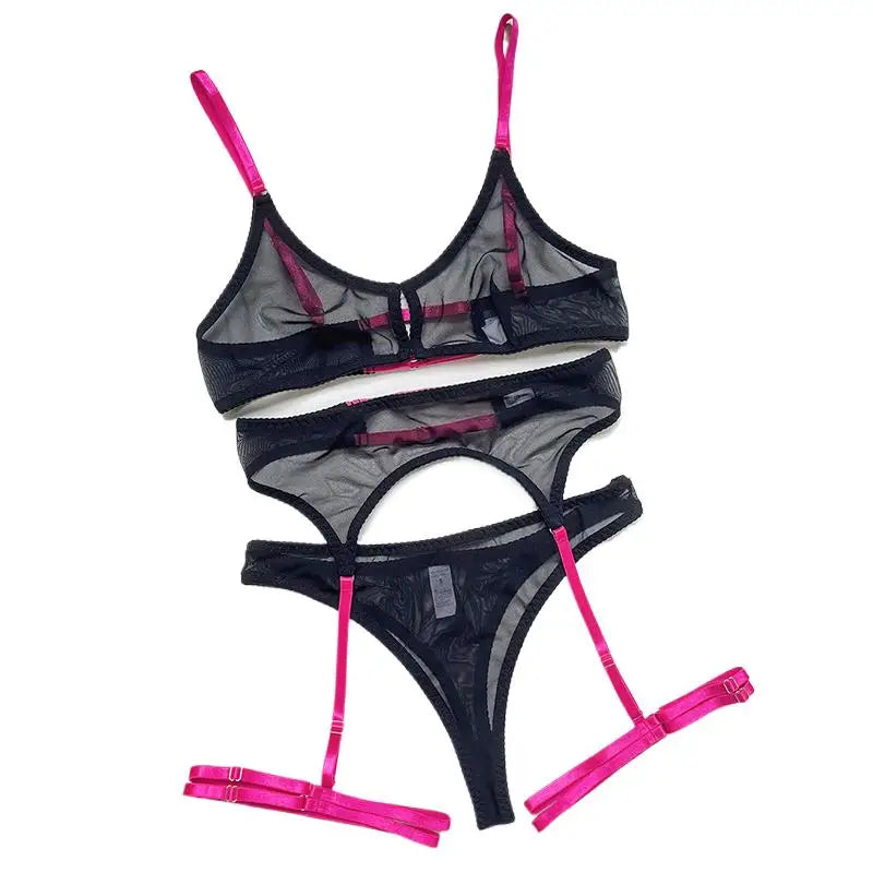 Plus Size Lace Bra Sets Sexy For Women Thin Breathable Comfortable Bra And Panty Sets Intimate Underwear