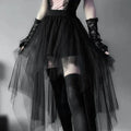 Black Punk Tulle Skirt
