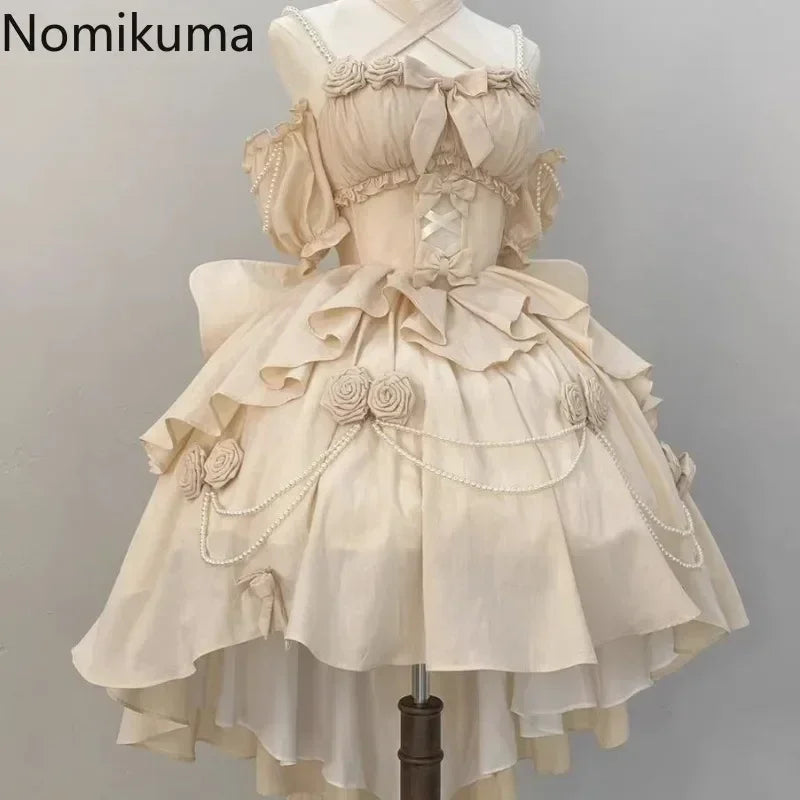 Sweet Lolita Floral Gown