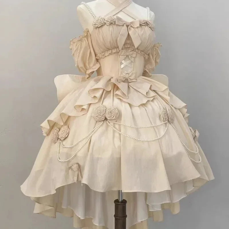 Sweet Lolita Floral Gown