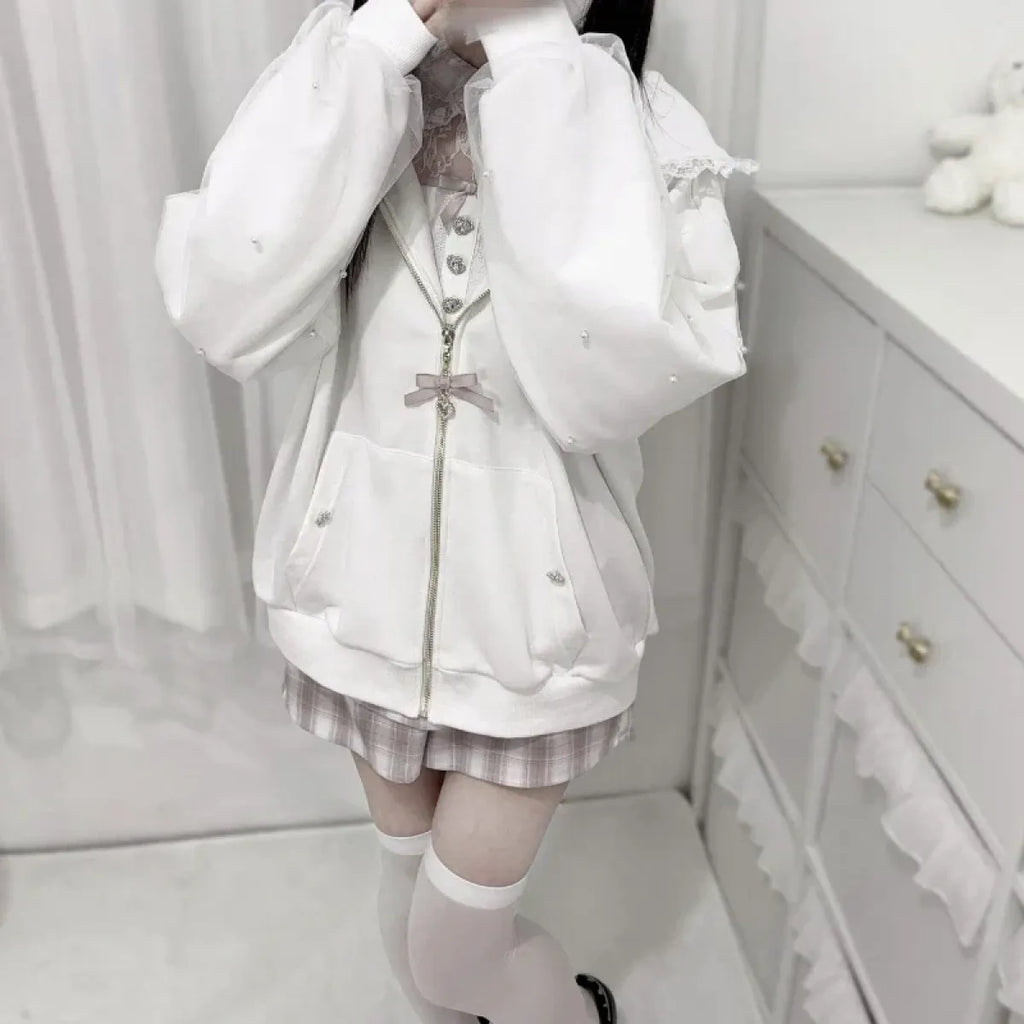 Kawaii Harajuku Bunny Ear Hoodie
