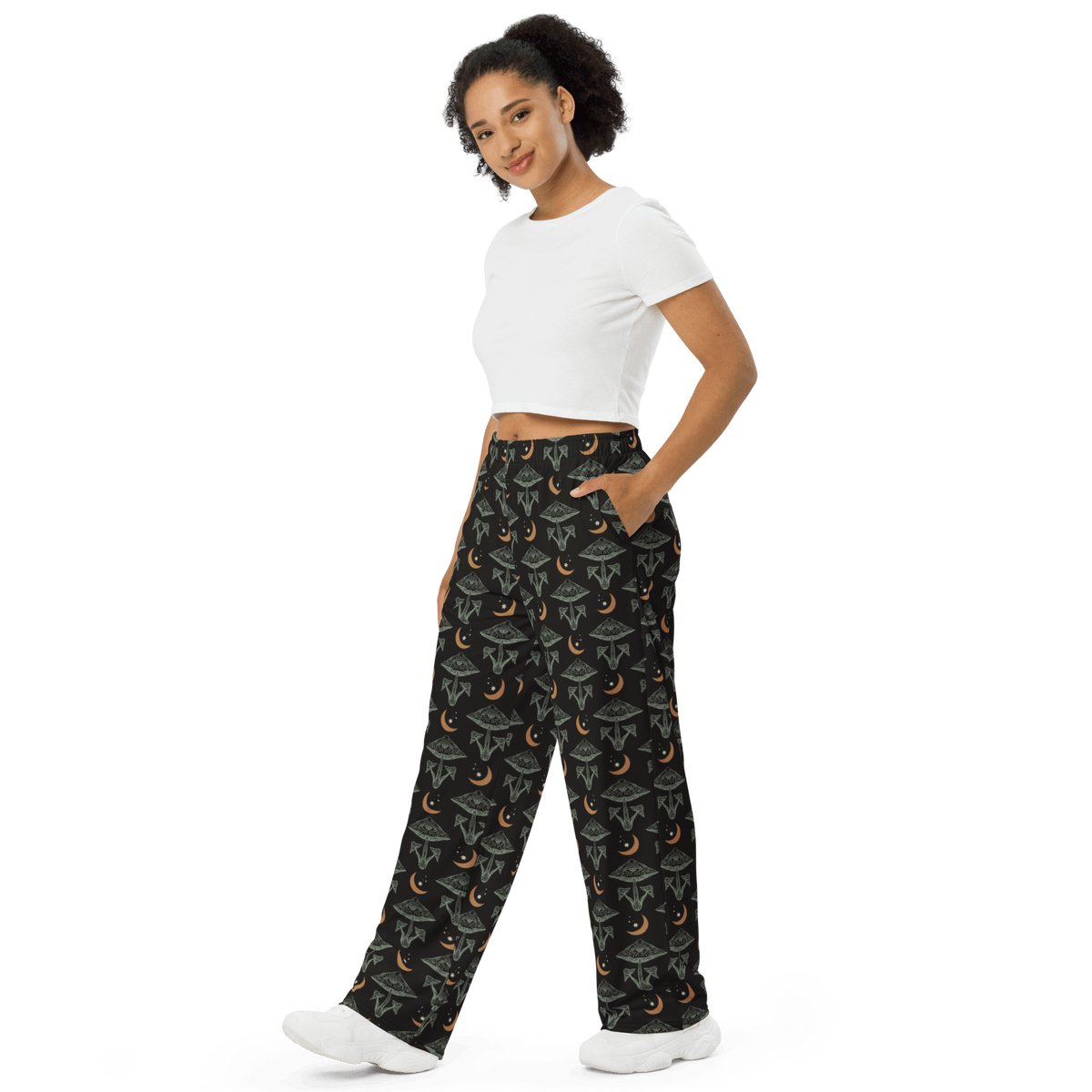 Celestial Shrooms Unisex Lounge Pants