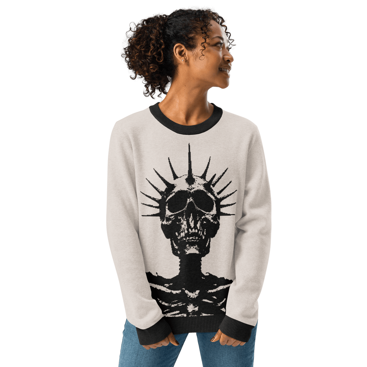 Corpse King Knit Crew Neck Sweater