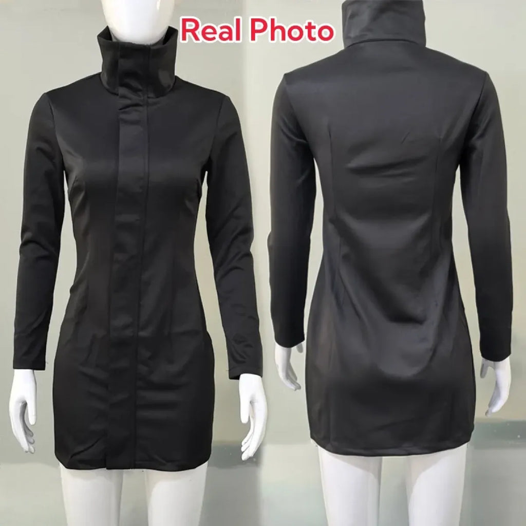Gojo-Inspired Bodycon Cosplay – Stretch Fit with Glasses Set