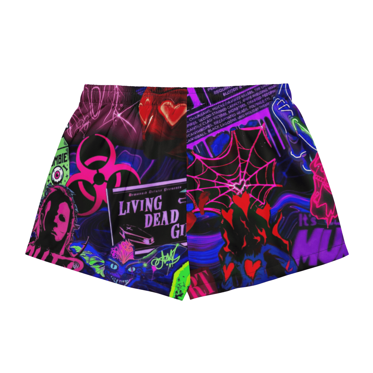 Freaky Frights Silky Pajama Shorts