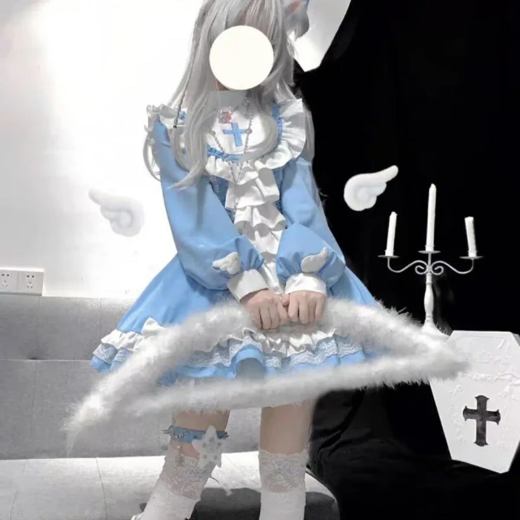 Gothic Lolita Ruffle Gown