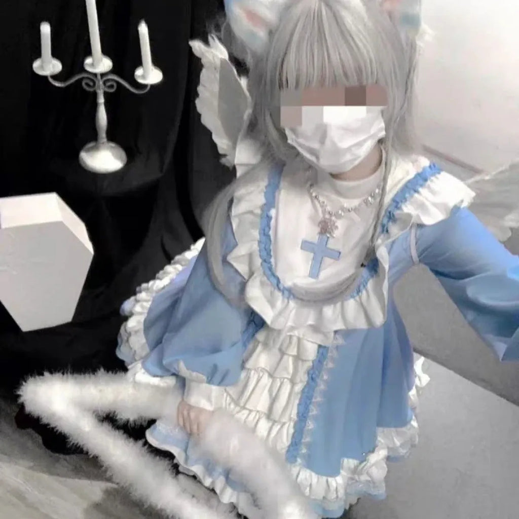Gothic Lolita Ruffle Gown