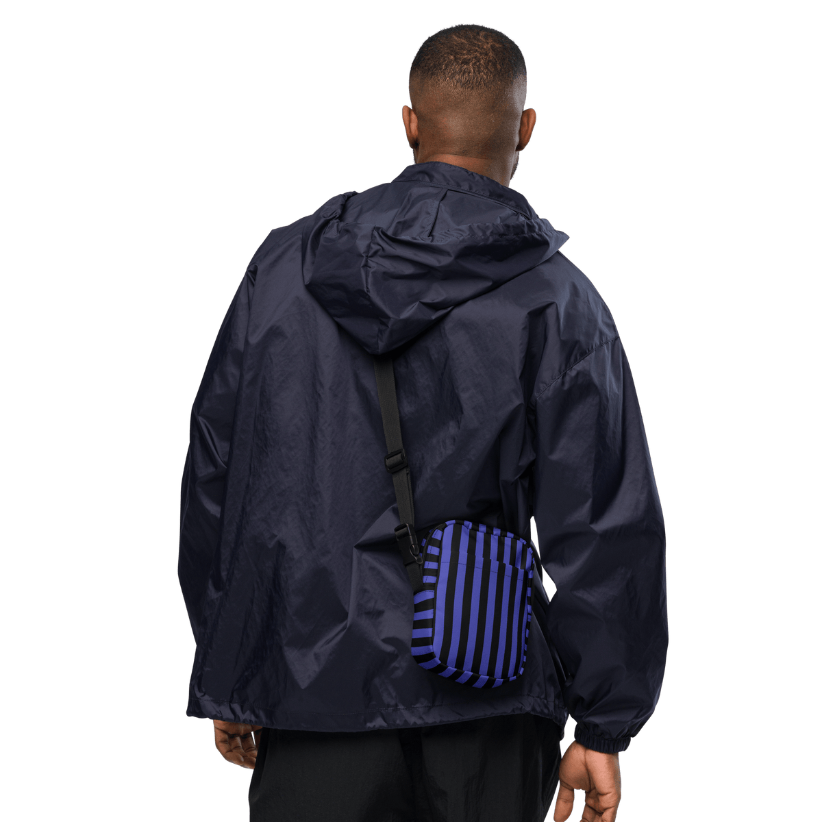 Nevermore Days Striped Crossbody Bag