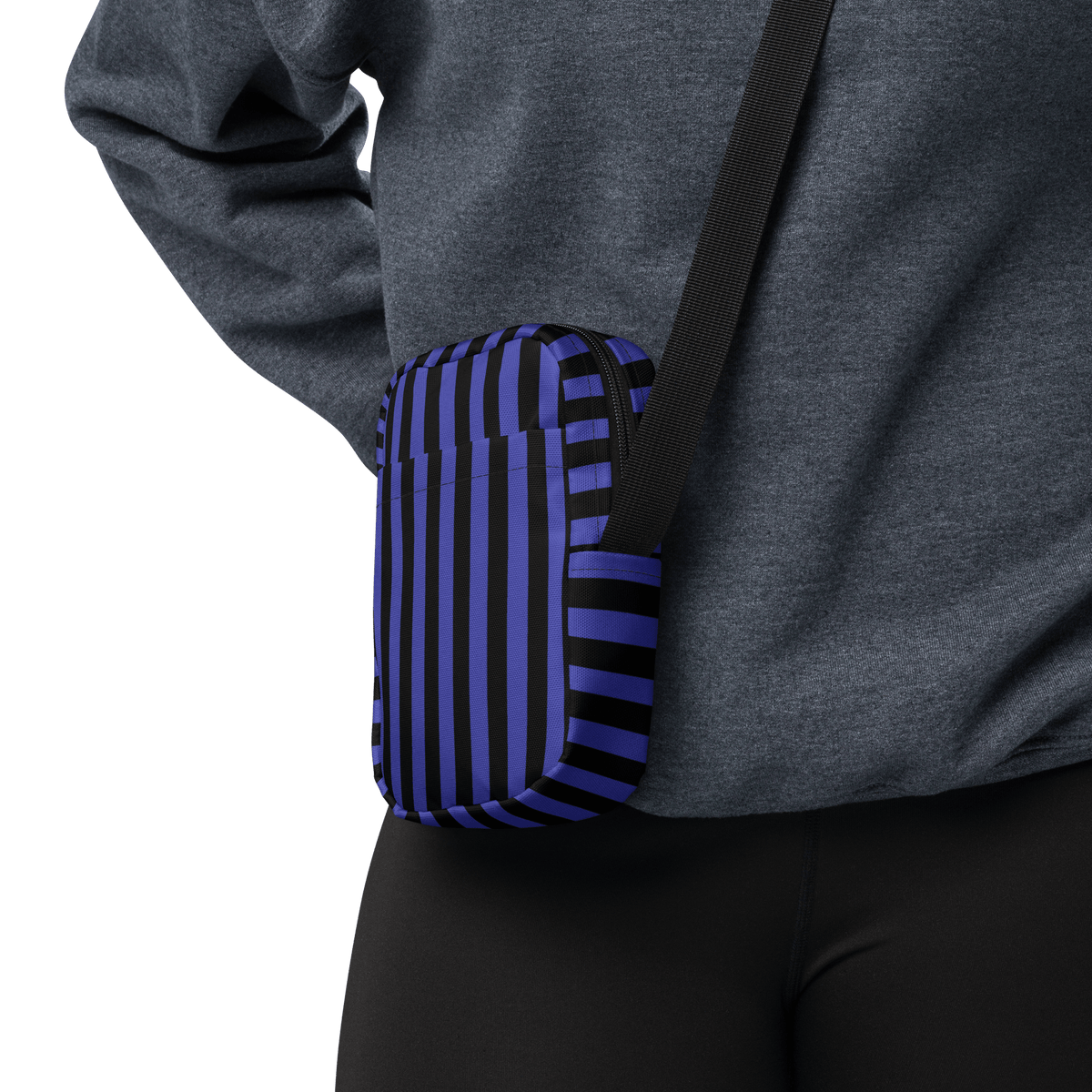 Nevermore Days Striped Crossbody Bag