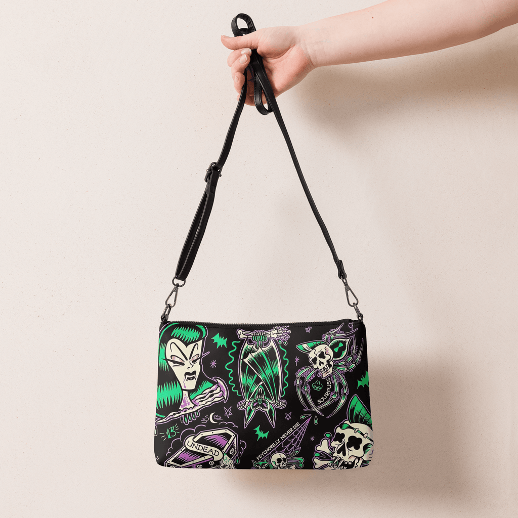 Psychobilly Blast Crossbody Bag