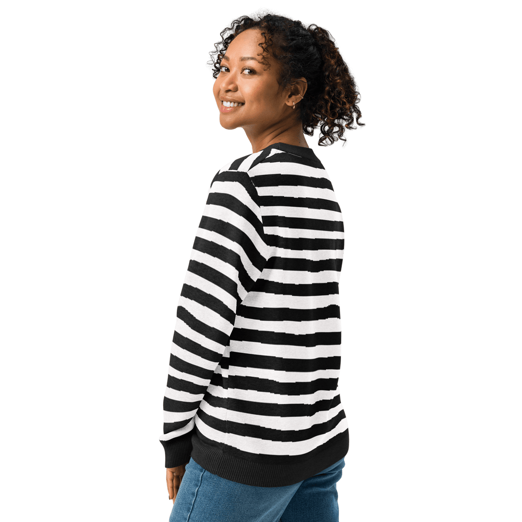 Pugsley Print Knit Crewneck Sweater