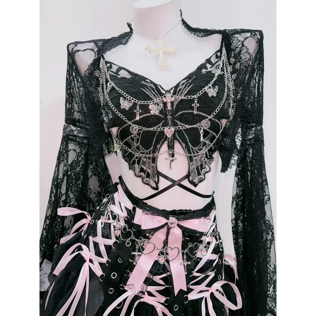 Punk Cross Tank: Alternative Fashion