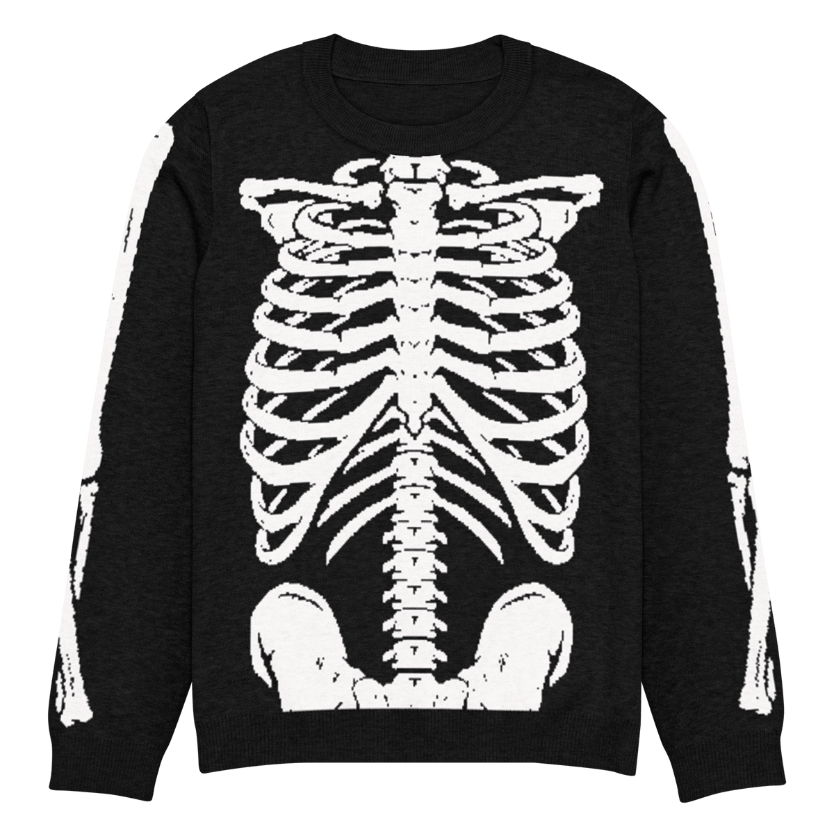 Skeleton Squad Knit Crew Neck Sweater