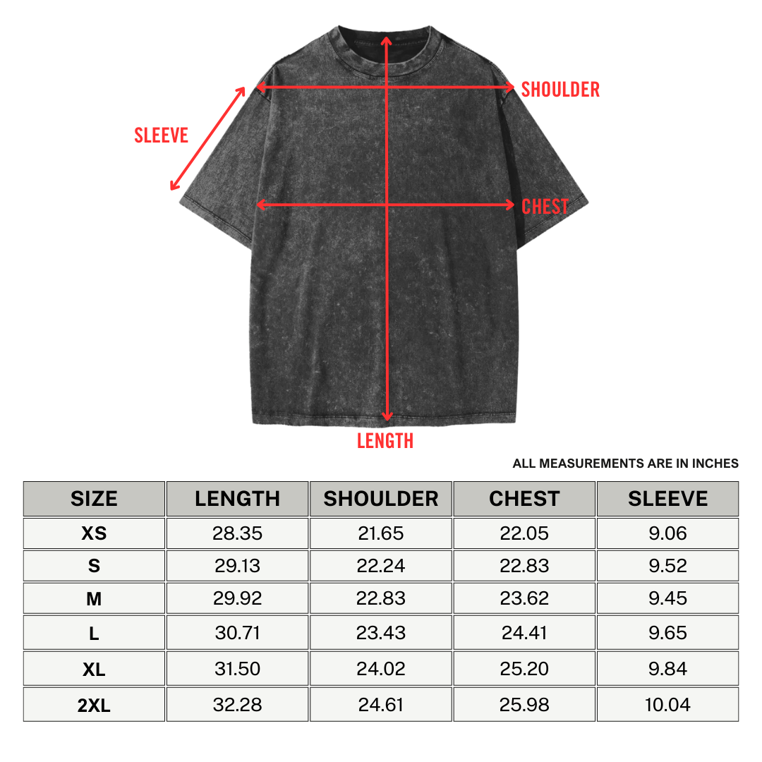 Punks Not Dead Acid Washed Oversized Tee