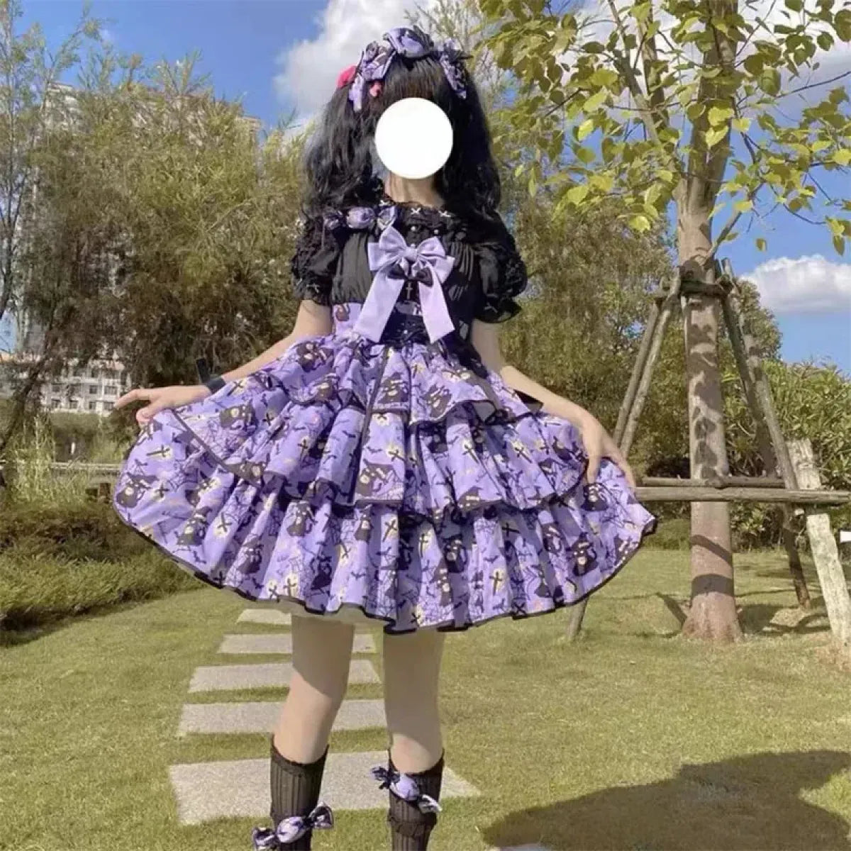 Sweet Lolita Bow Ruffle Gown