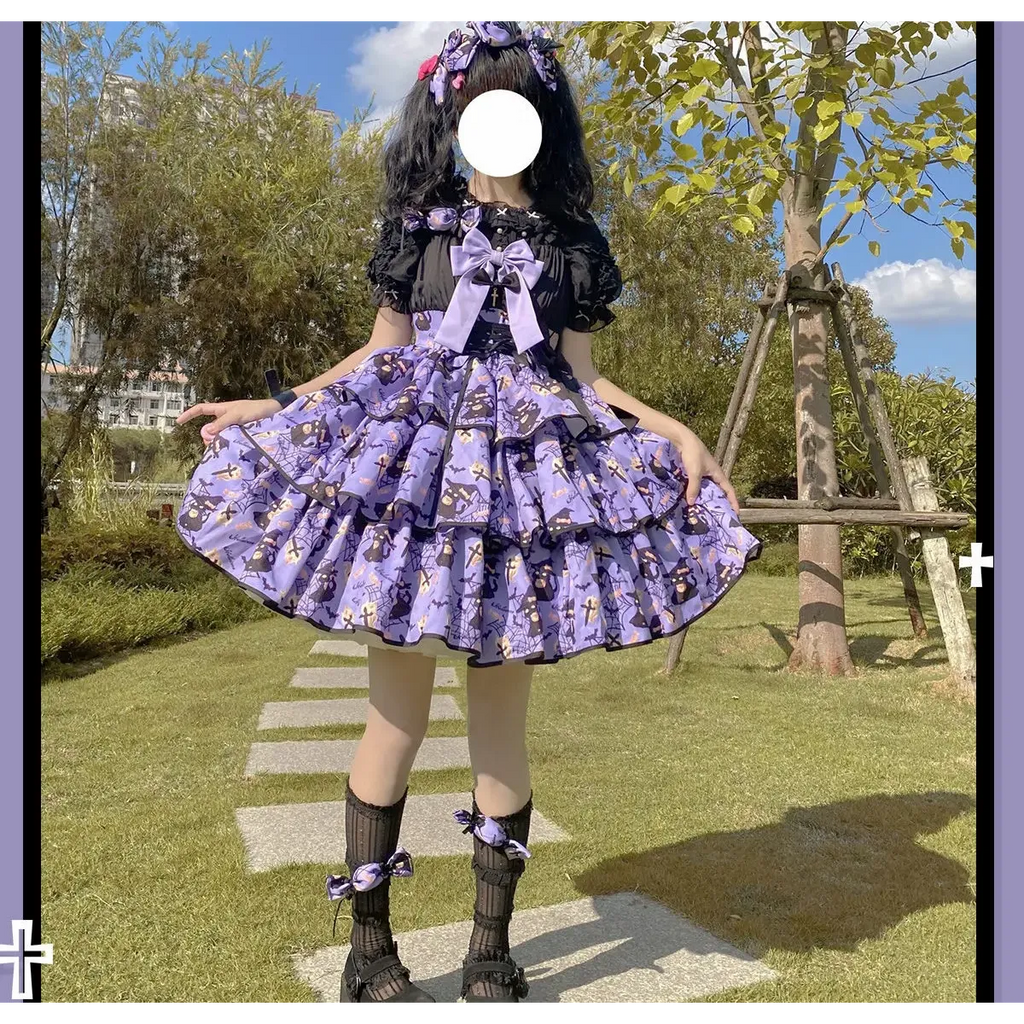 Sweet Lolita Bow Ruffle Gown