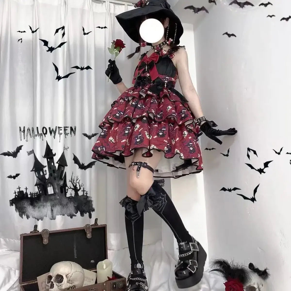 Sweet Lolita Bow Ruffle Gown