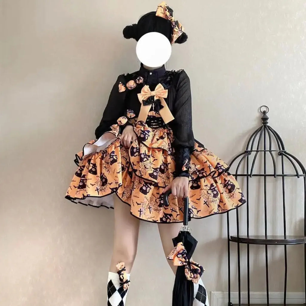Sweet Lolita Bow Ruffle Gown