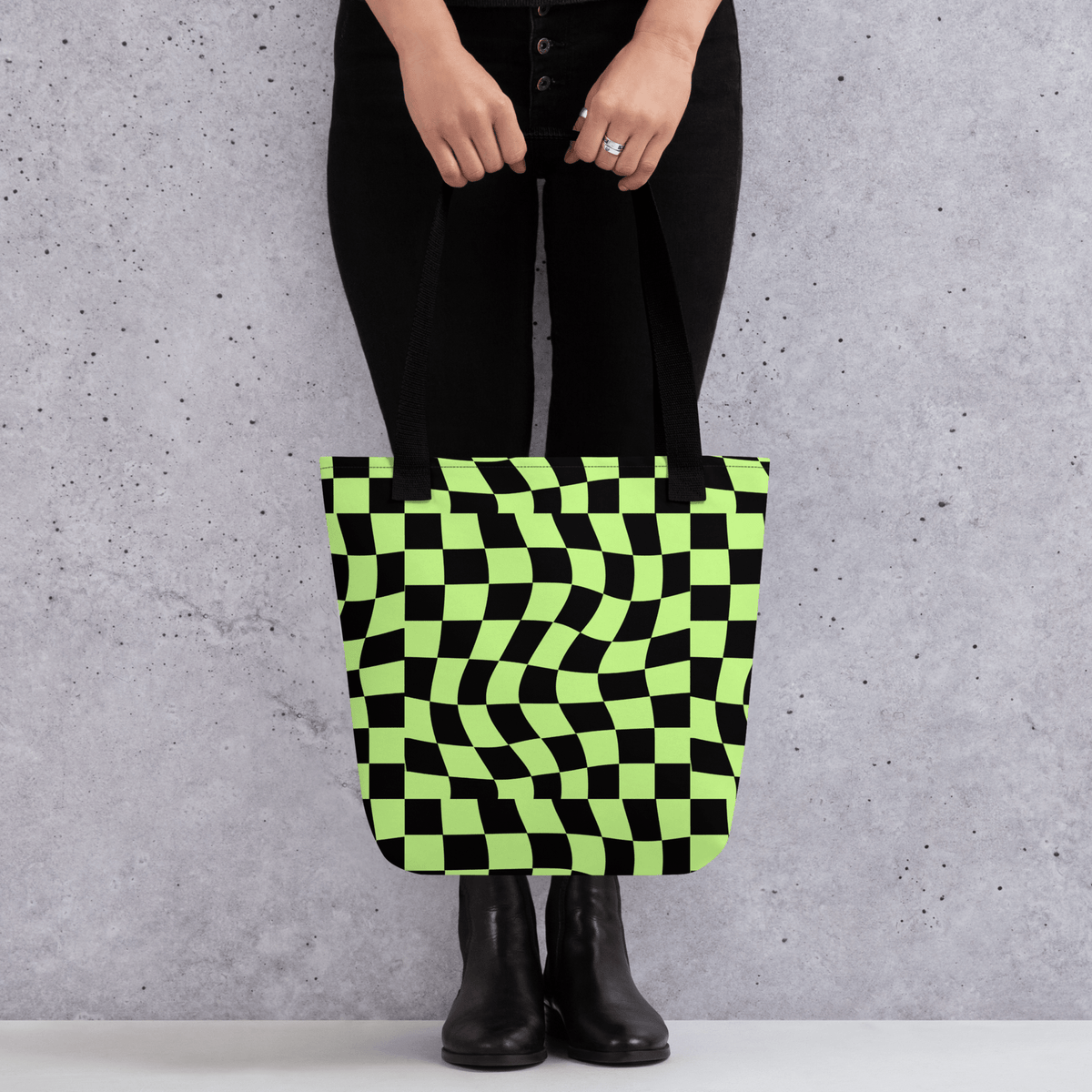 Twisted Tiles Tote Bag